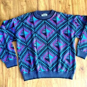 Mens vintage 80’s sweater Sz medium
